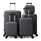 5-Piece Lightweight Luggage Set with Lock