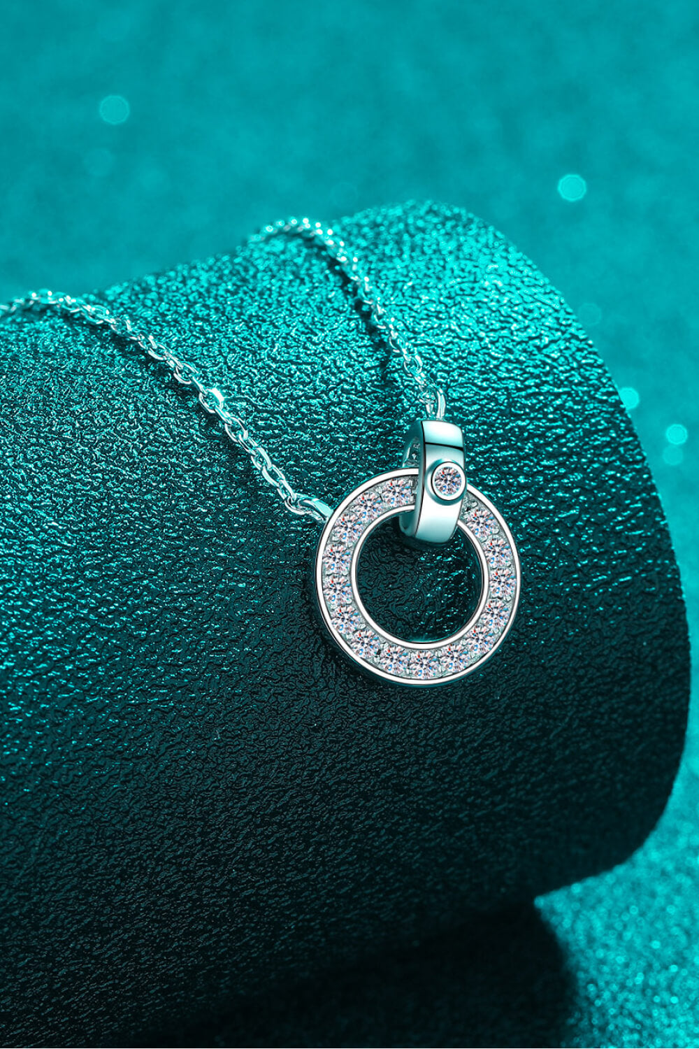 Round Moissanite Pendant Necklace