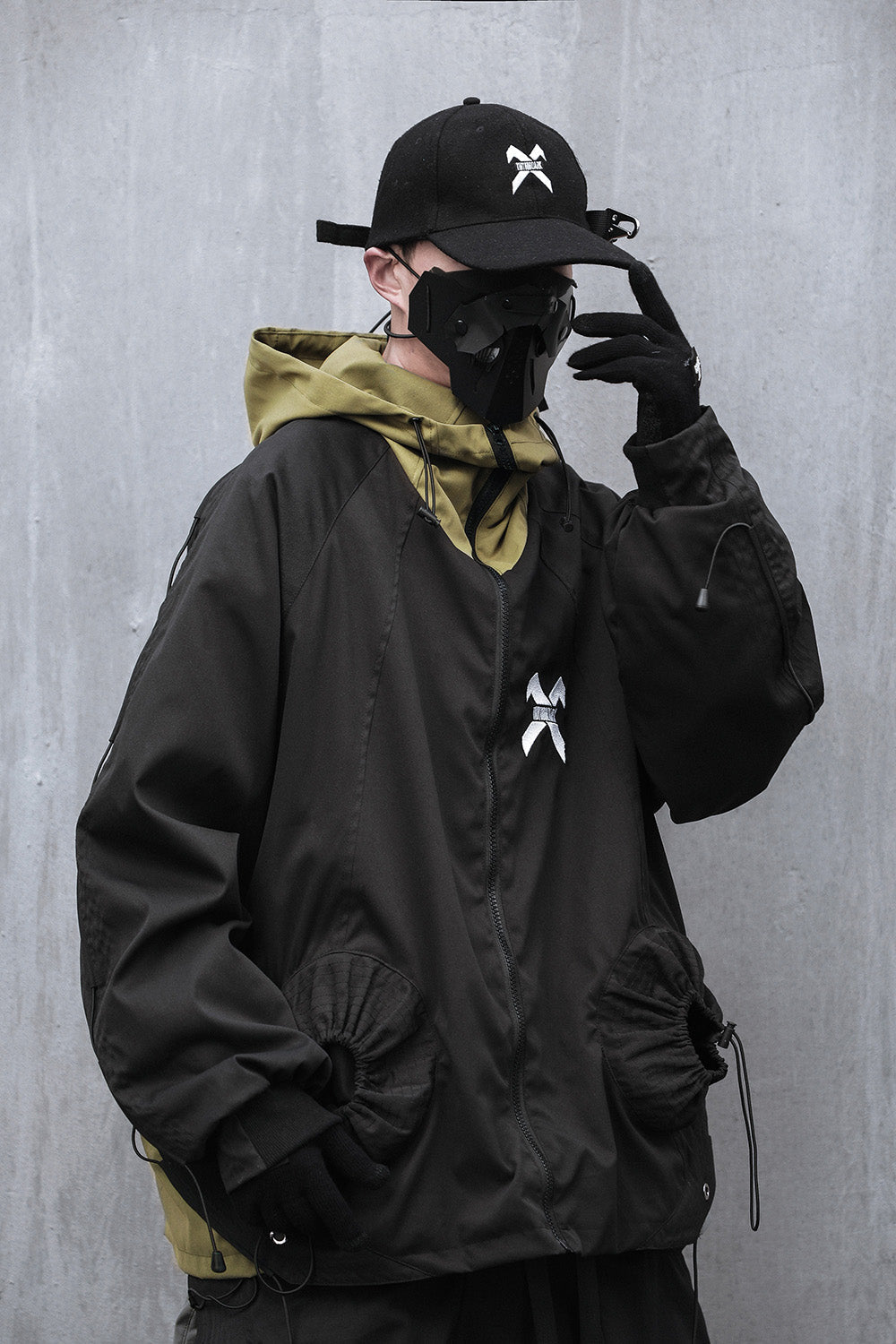 Black Industrial Climber Jacket | HiJ14