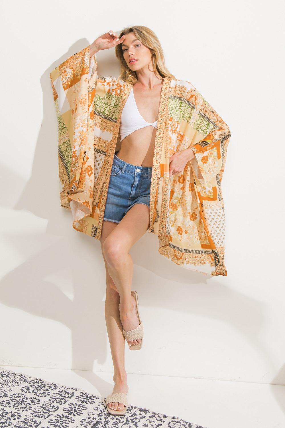 Love In Your Life Kimono Midi Cover Up