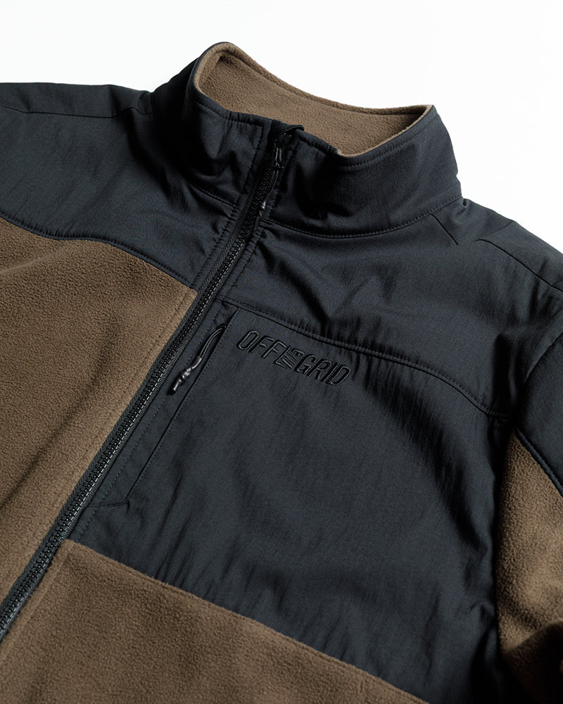 Bruin Fleece Zip Up | Major Brown