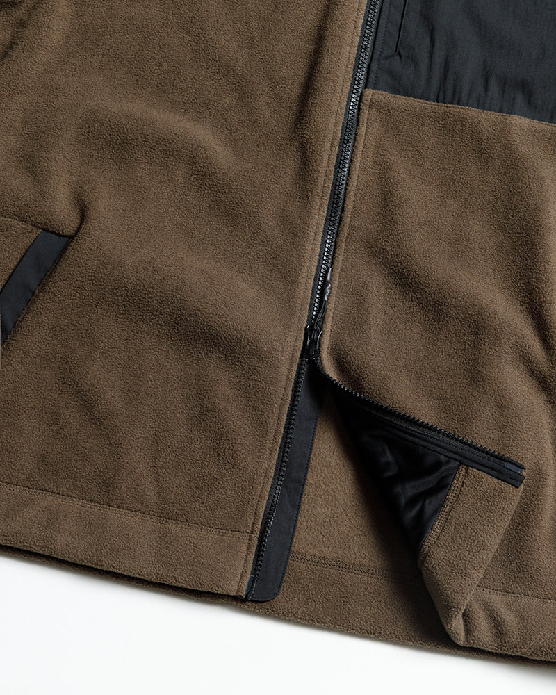 Bruin Fleece Zip Up | Major Brown