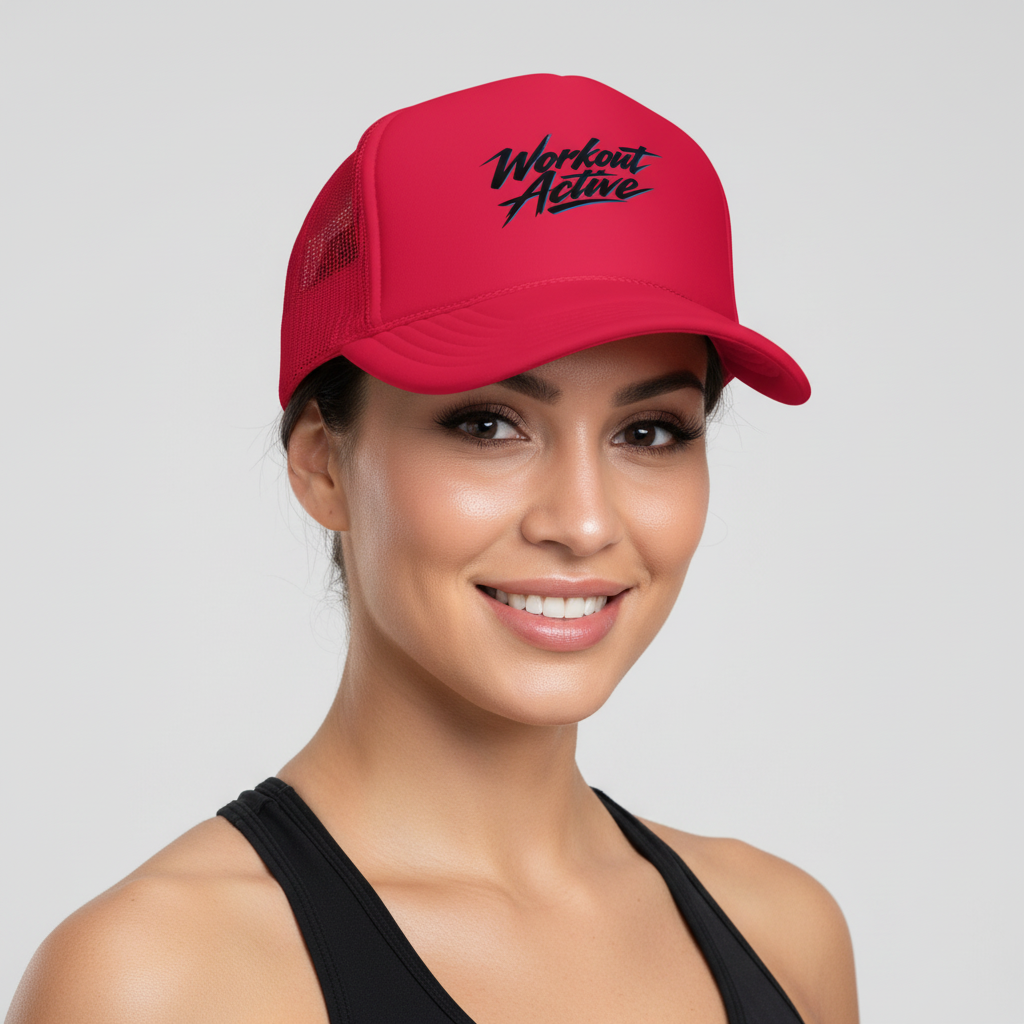 Foam & Mesh Trucker Hat 'Workout Active'