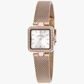 Mathey Tissot Watch Fleury XIV | Women | Stainless Steel Gold + Silver Dial