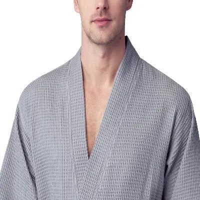 Waffle Spa Men’s Bathrobe