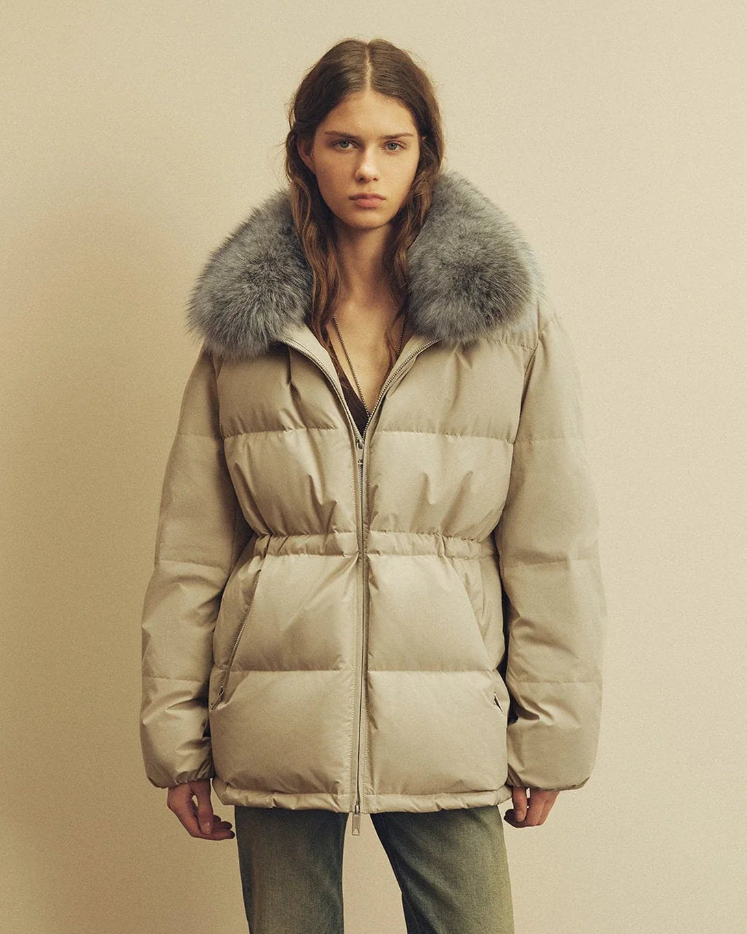 Firelady Fur Women's Fur-Trim Down Parka | Detachable Fox Fur Hood & 90% White Goose Down Fill “Frost Wild”