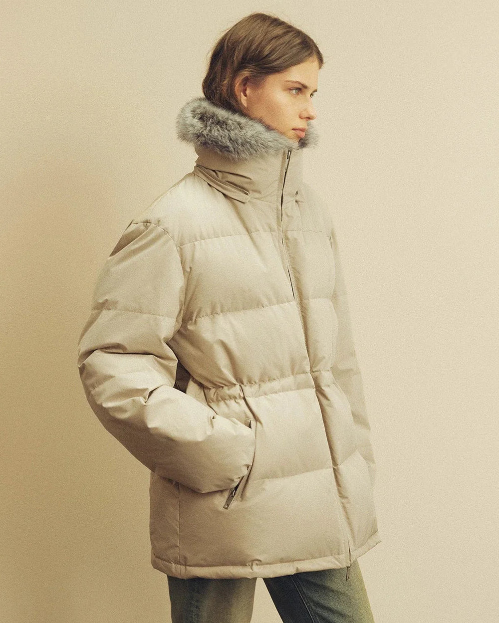 Firelady Fur Women's Fur-Trim Down Parka | Detachable Fox Fur Hood & 90% White Goose Down Fill “Frost Wild”