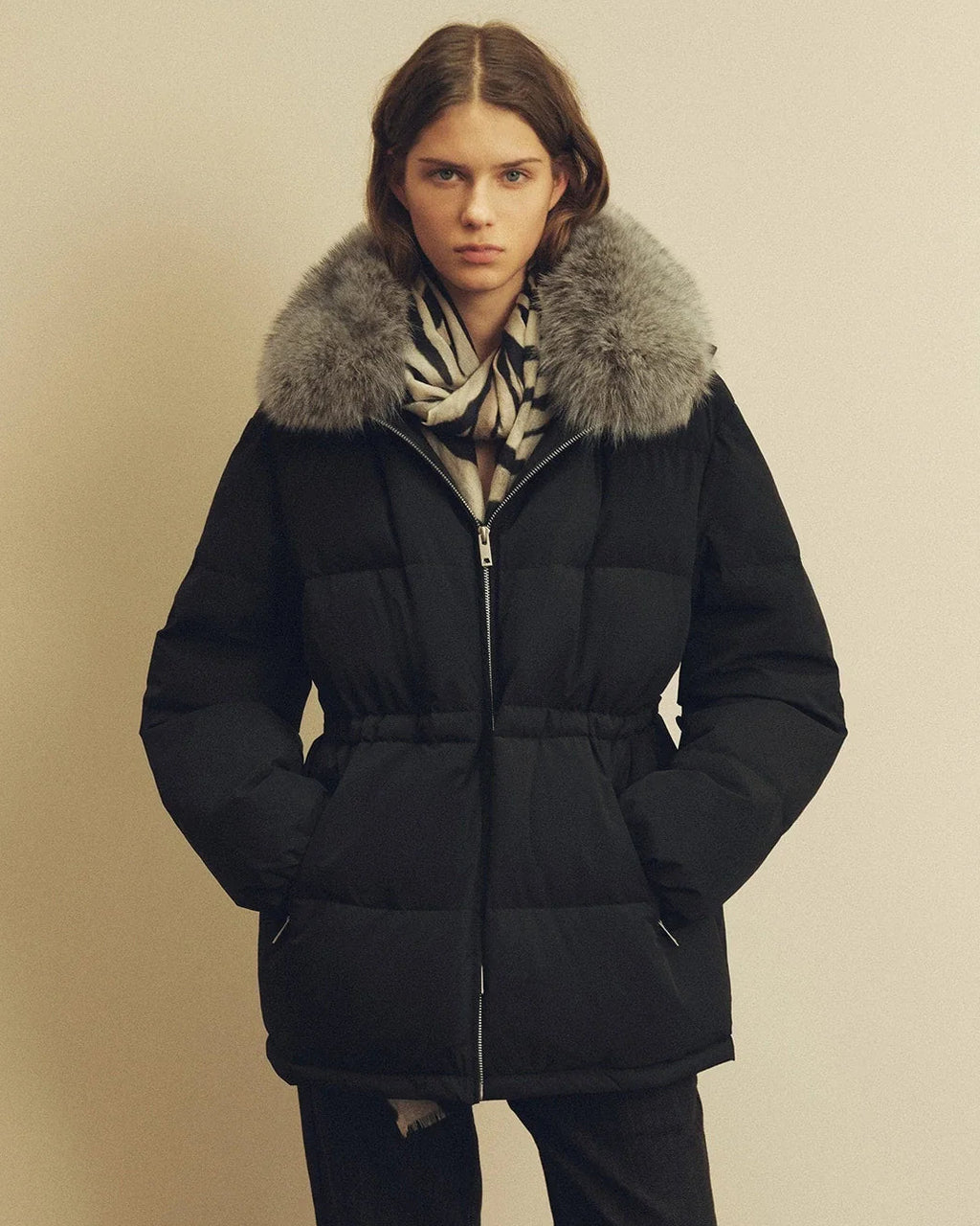 Firelady Fur Women's Fur-Trim Down Parka | Detachable Fox Fur Hood & 90% White Goose Down Fill “Frost Wild”