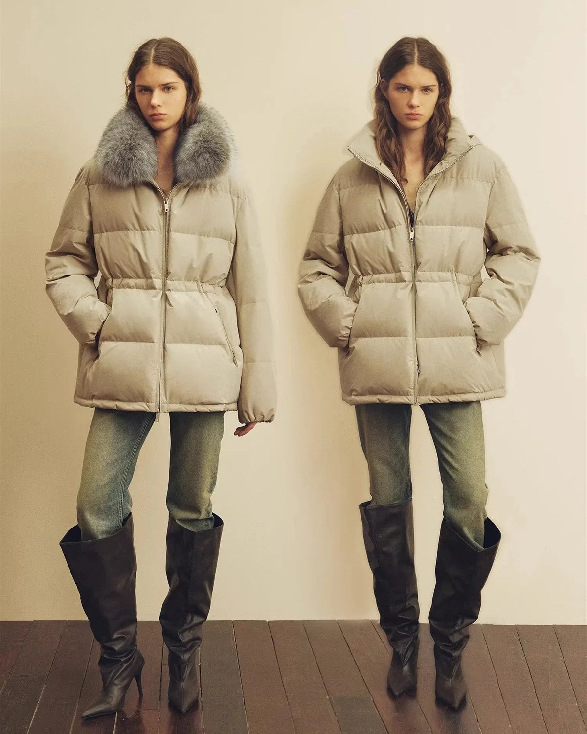 Firelady Fur Women's Fur-Trim Down Parka | Detachable Fox Fur Hood & 90% White Goose Down Fill “Frost Wild”