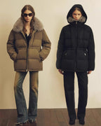 Firelady Fur Women's Fur-Trim Down Parka | Detachable Fox Fur Hood & 90% White Goose Down Fill “Frost Wild”