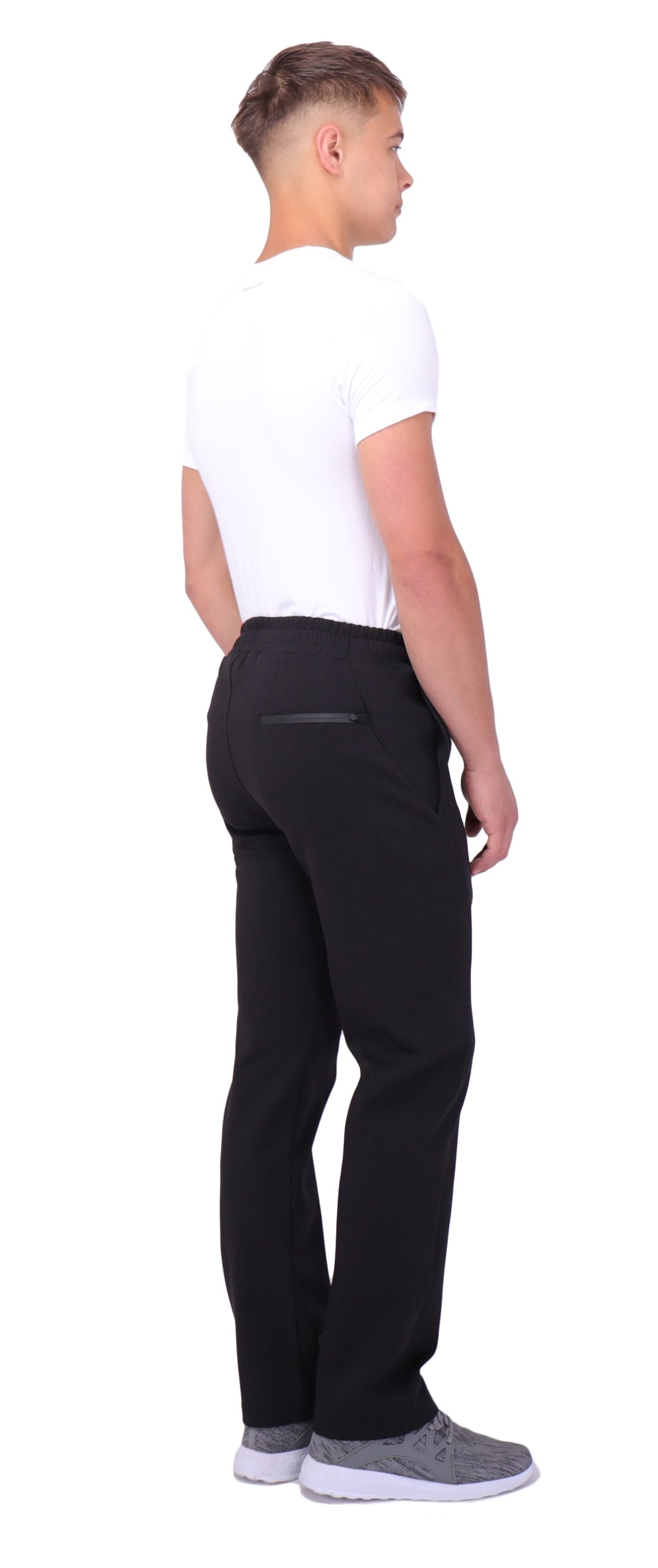 SCR Classic Athleisure Pant Straight Black | Tall