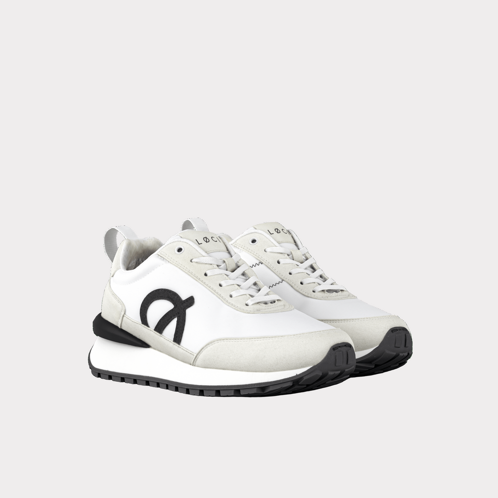 FUSION Sneaker | White & Black