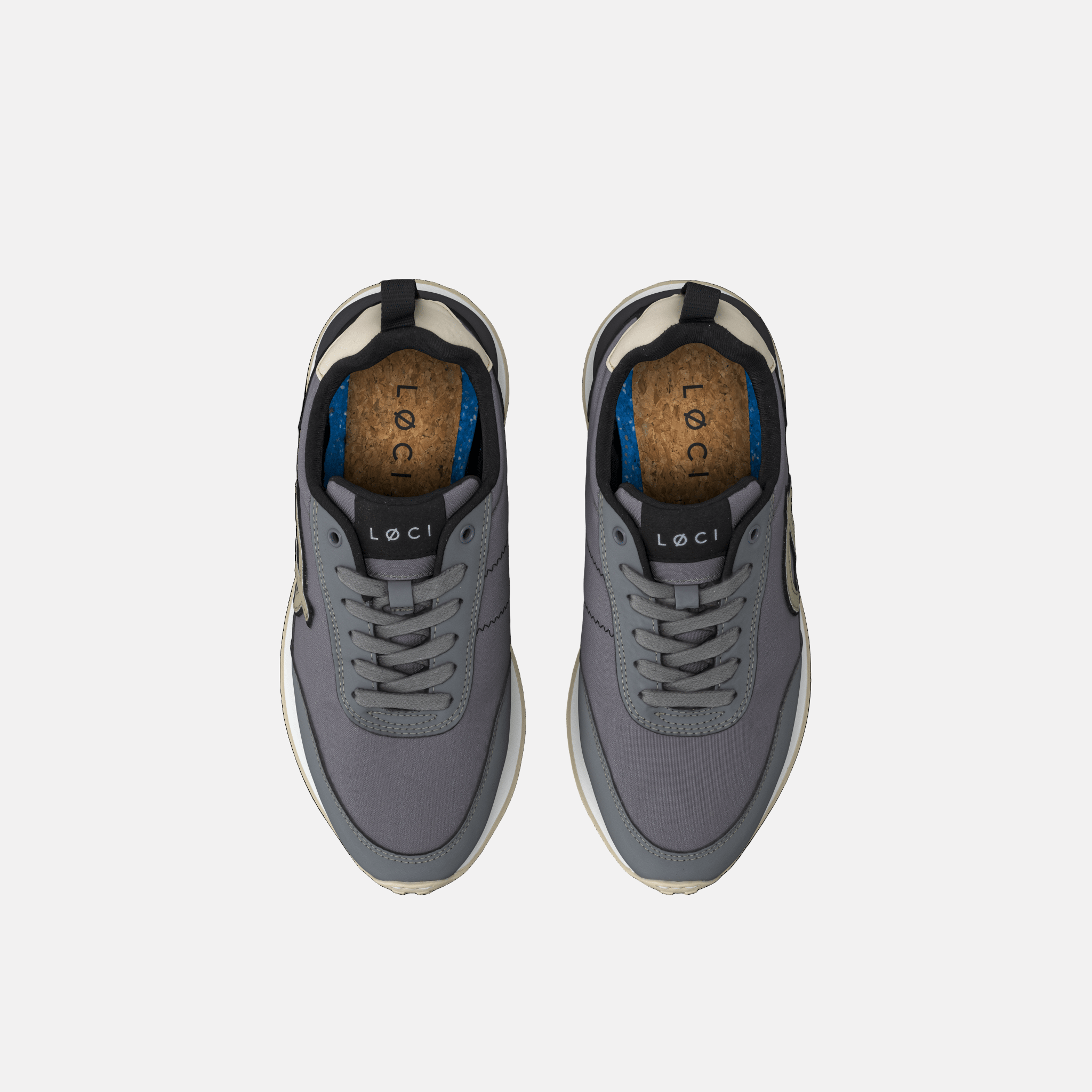 FUSION Sneaker | Grey & Black