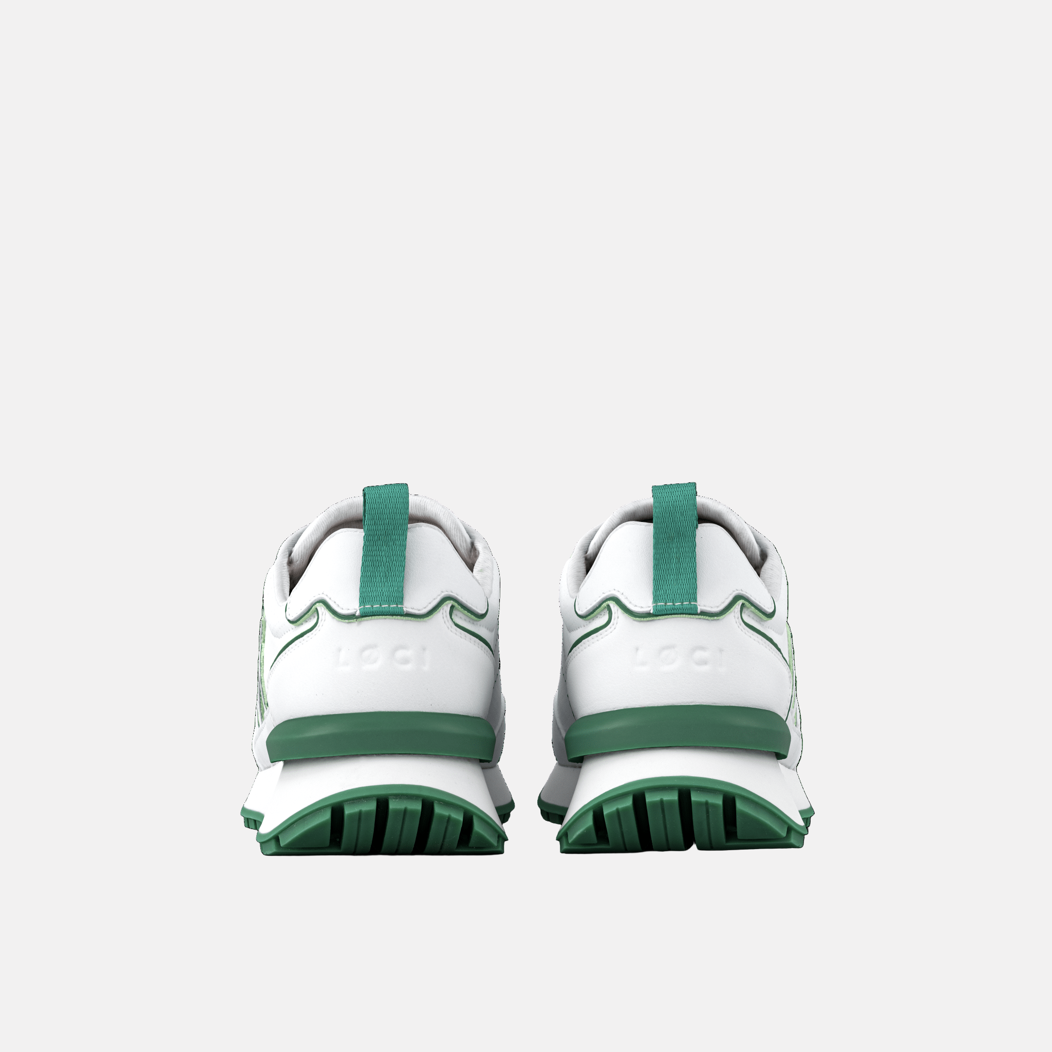 FUSION Sneaker | White & Green