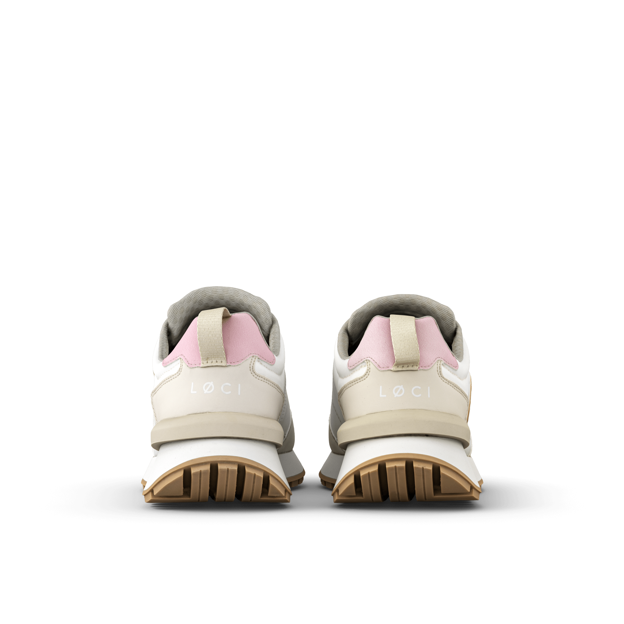 FUSION Sneaker | White & Beige