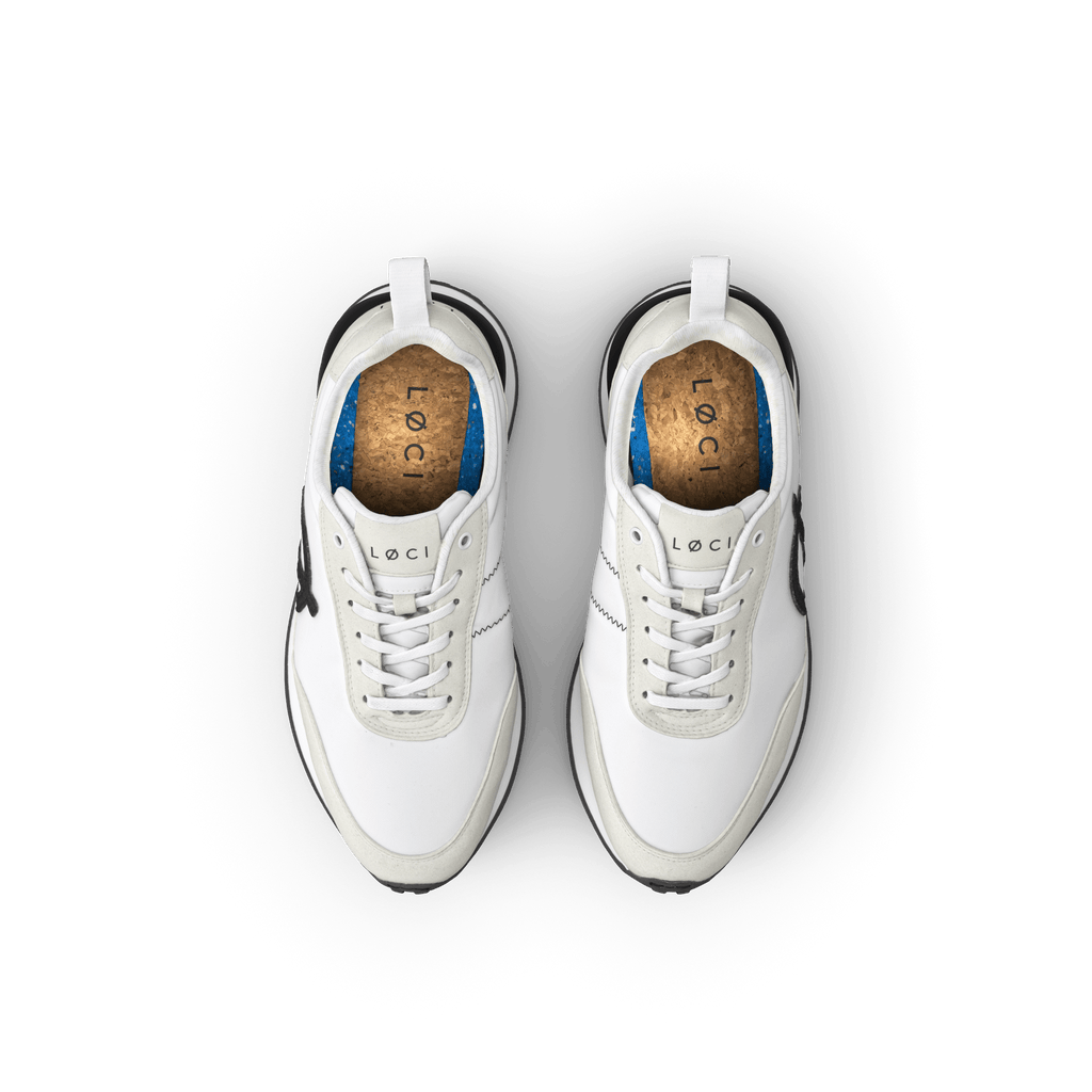 FUSION Sneaker | White & Black