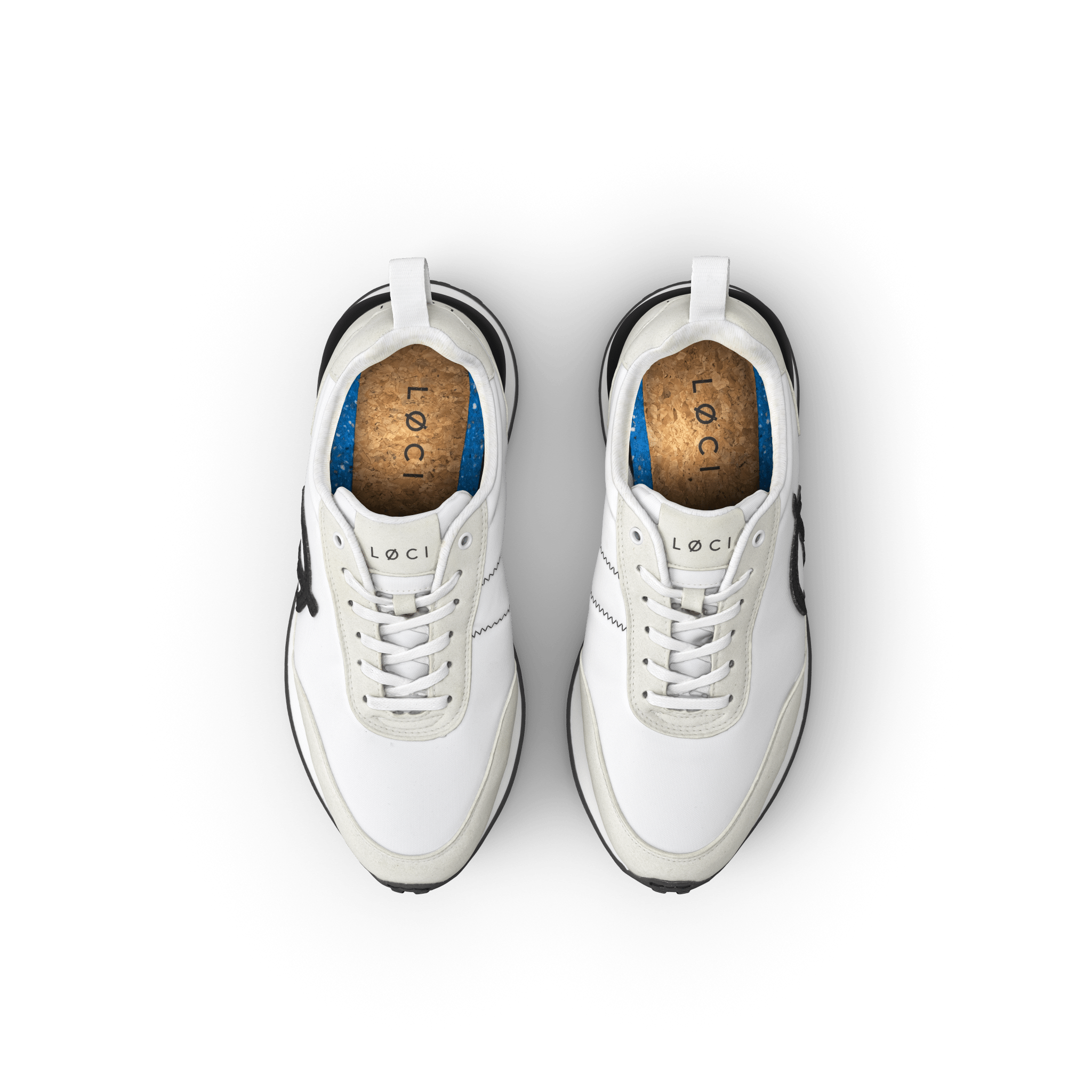 FUSION Sneaker | White & Black