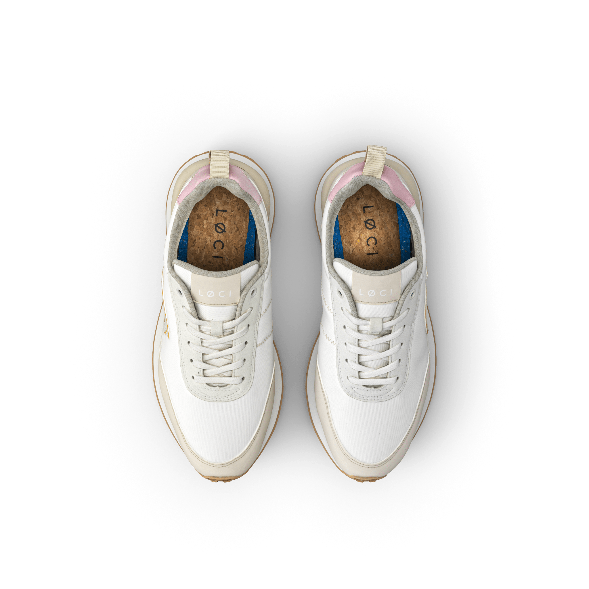 FUSION Sneaker | White & Beige