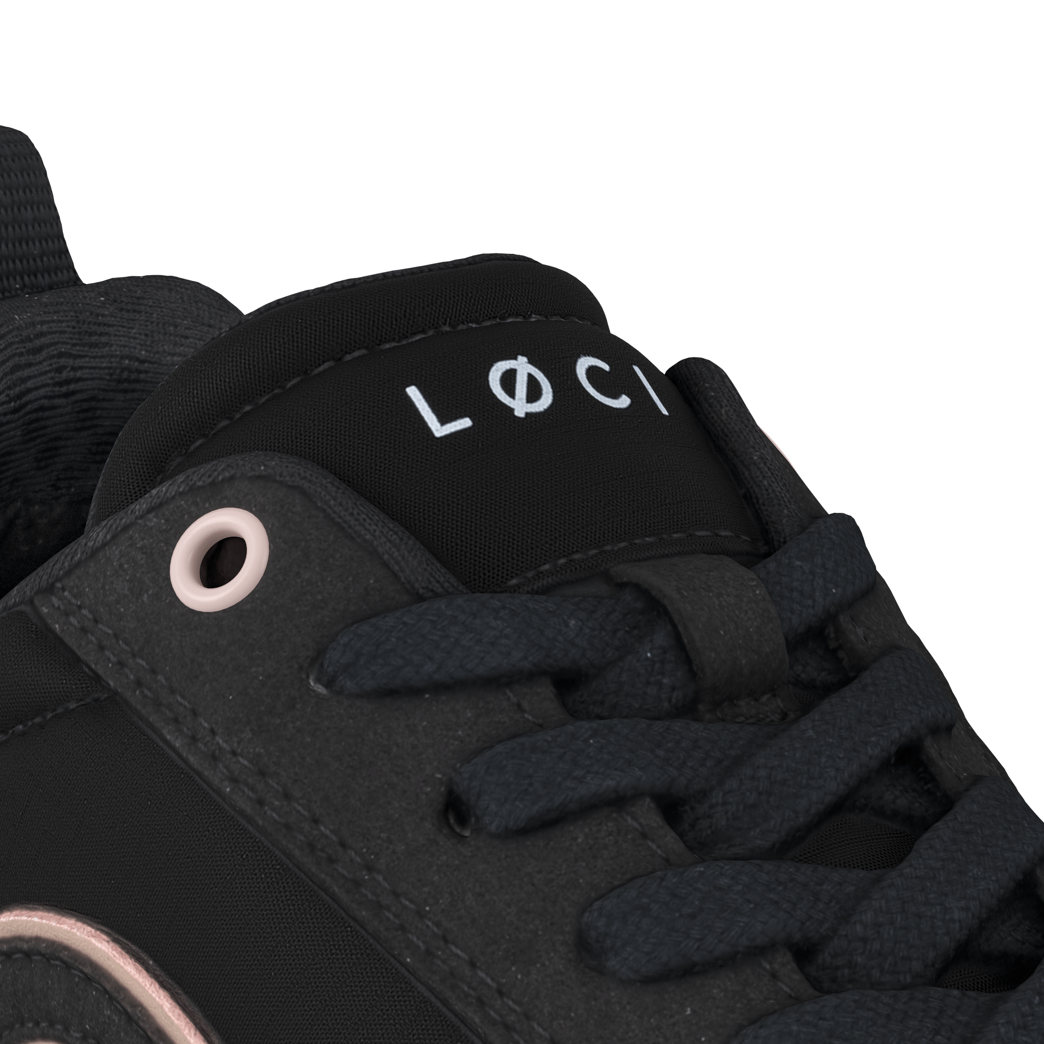 FUSION Sneaker | Black & Dusty Pink
