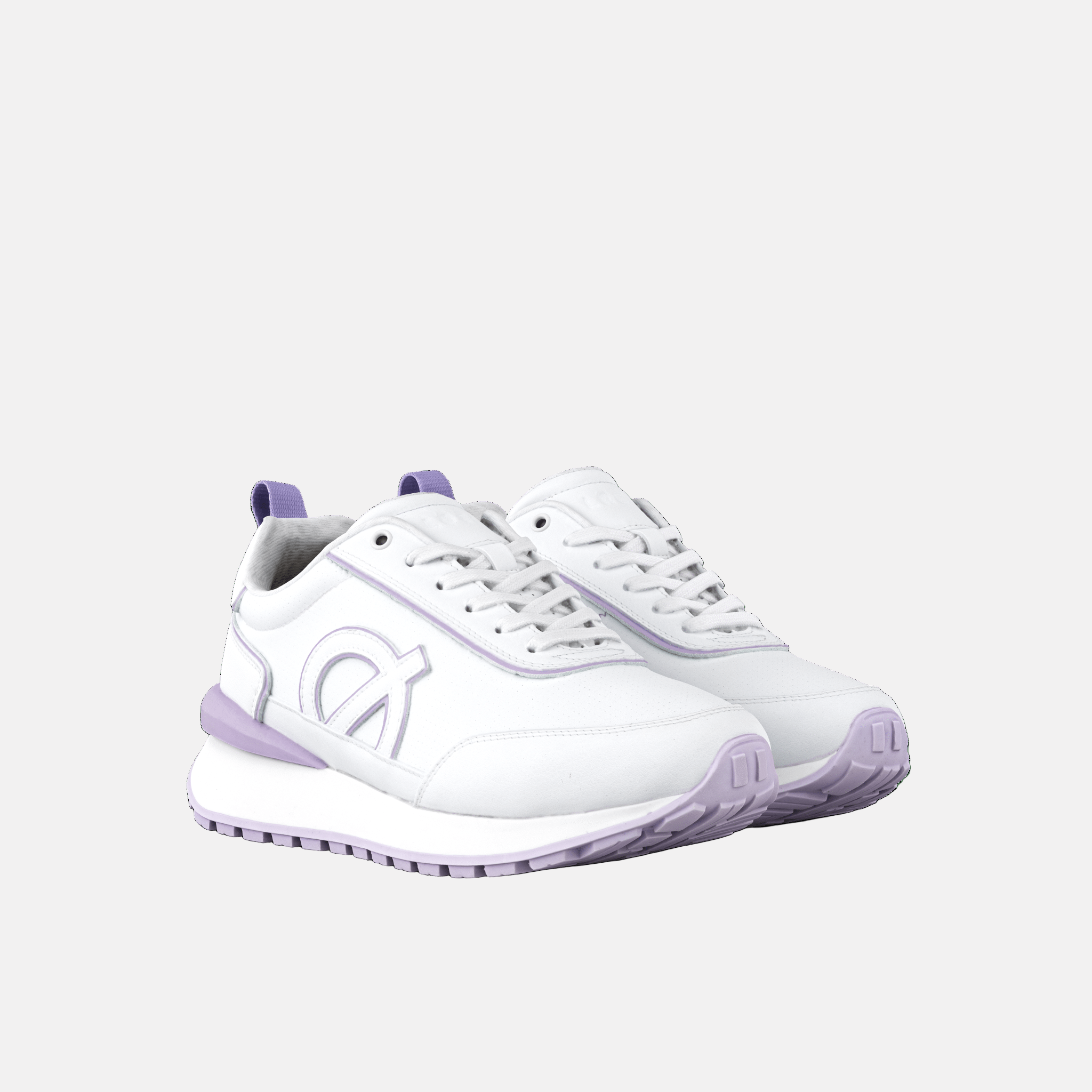 FUSION Sneaker | White & Violet