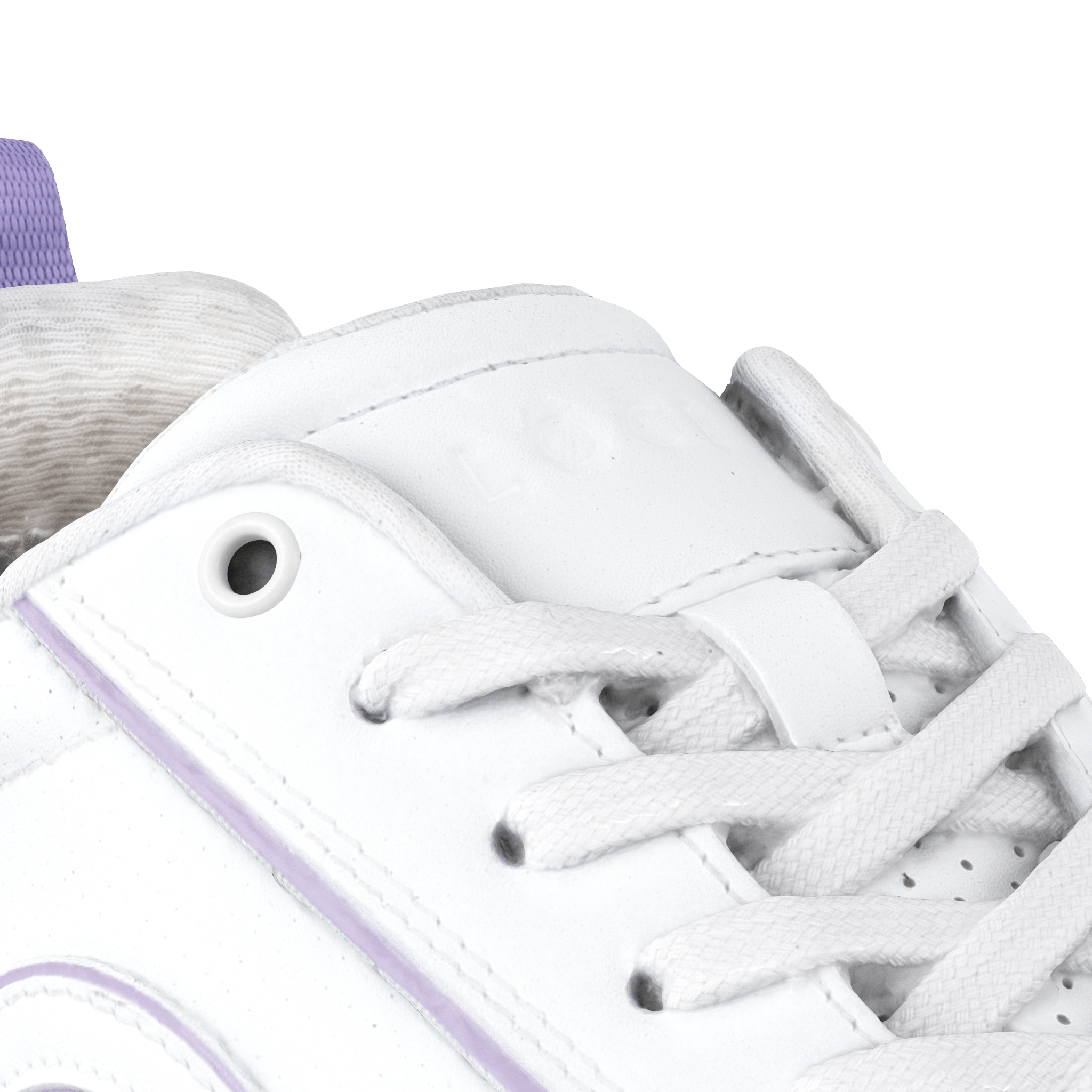 FUSION Sneaker | White & Violet