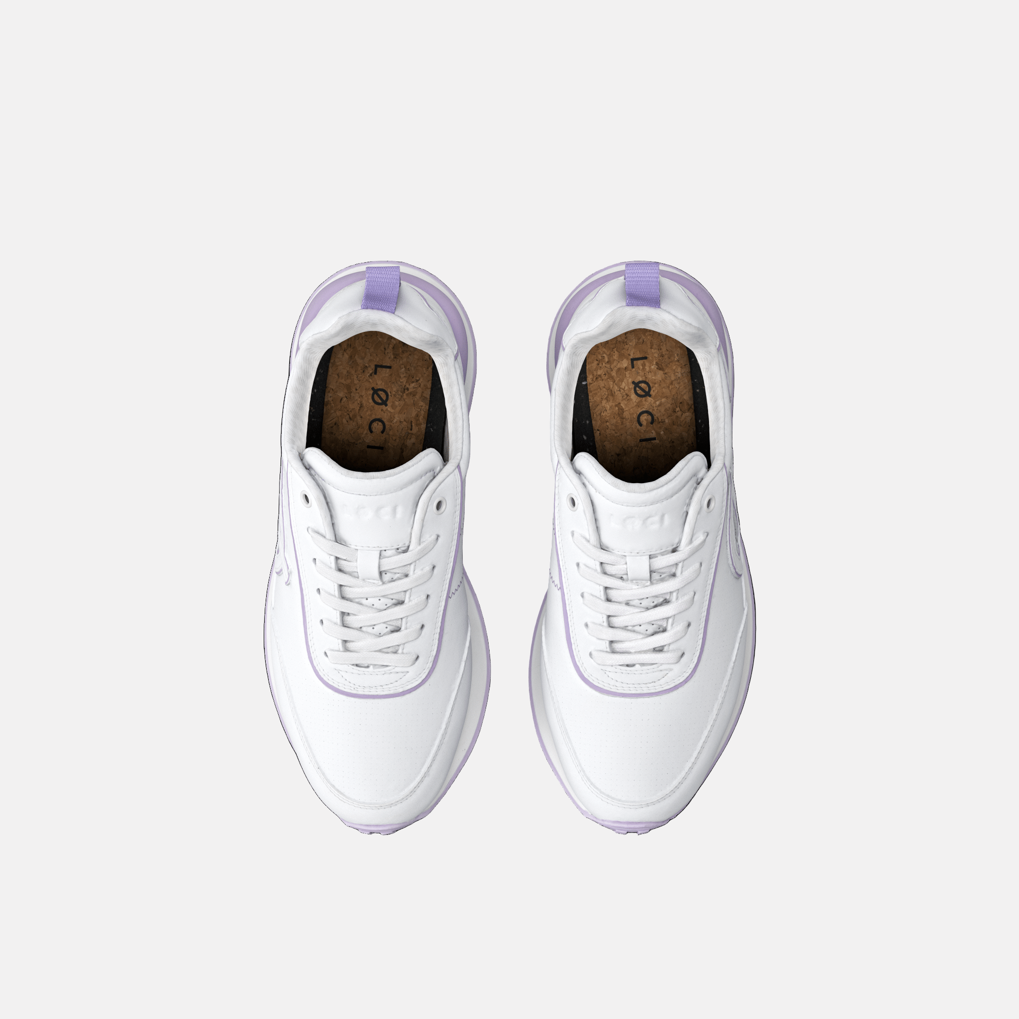 FUSION Sneaker | White & Violet