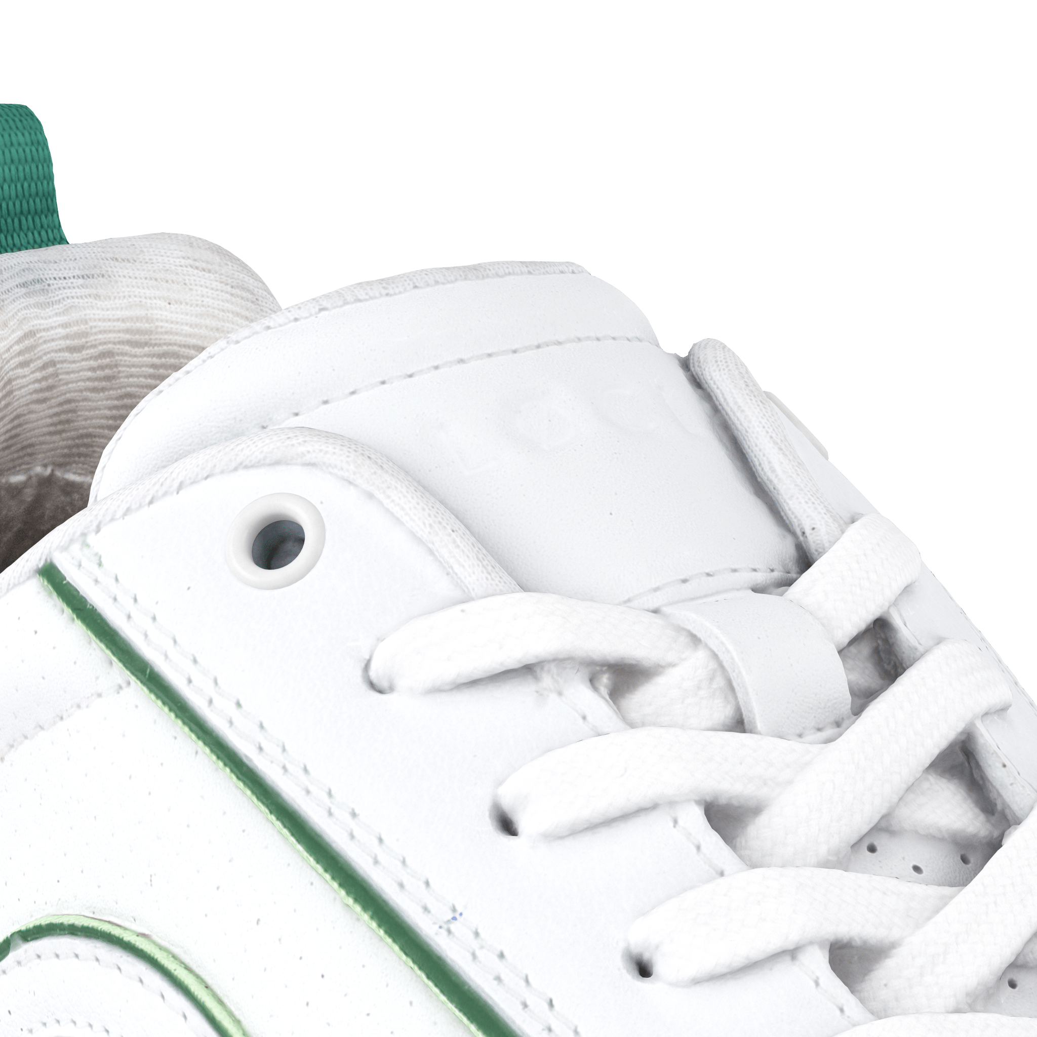 FUSION Sneaker | White & Green
