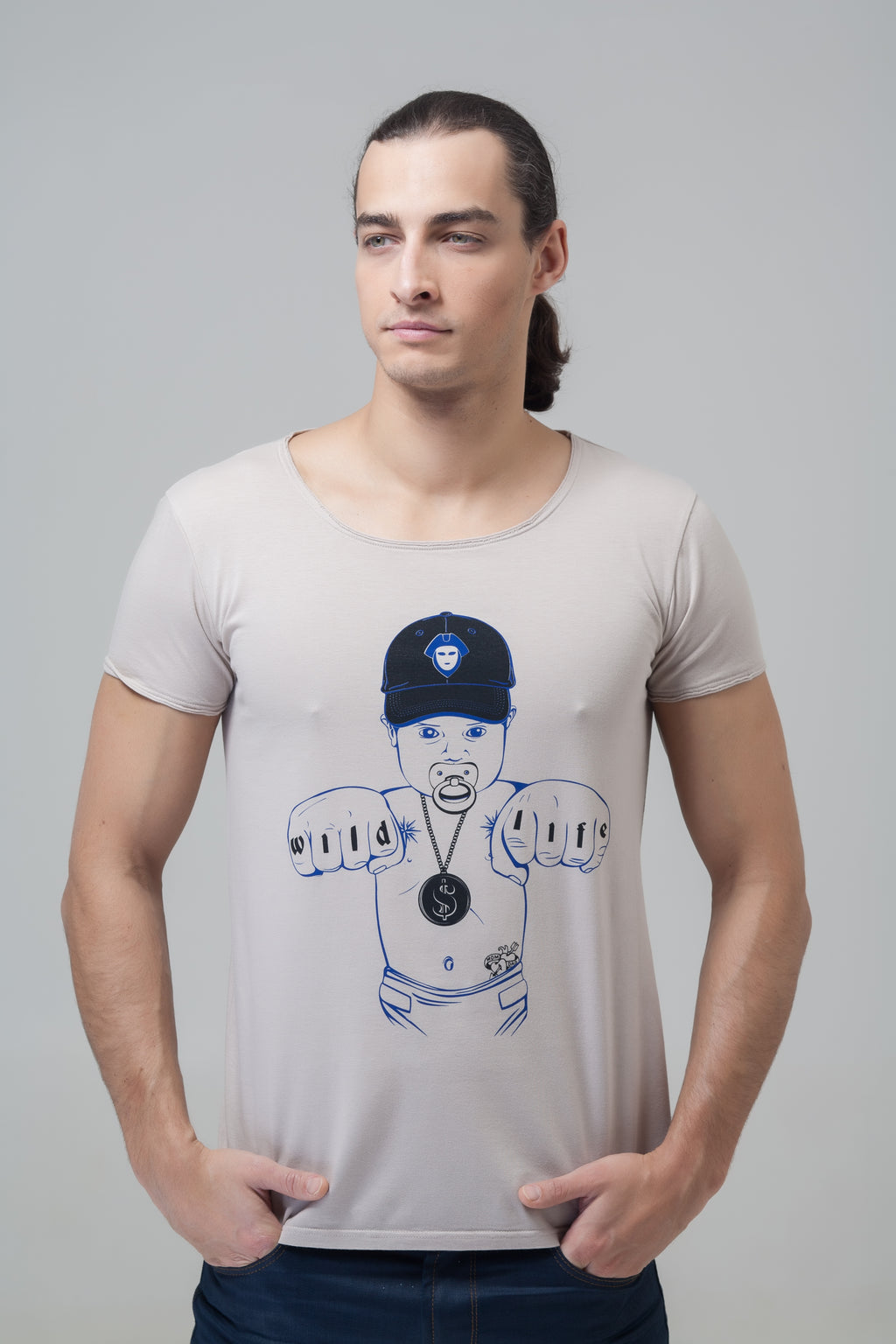 POPLINE Wild Life Short Sleeve Tee