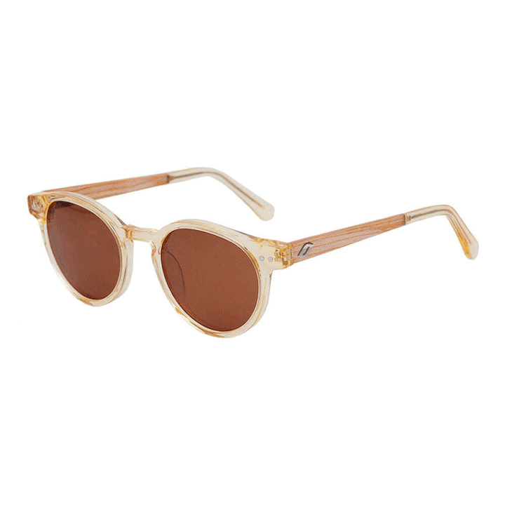 Ganges Unisex Wood and Bio Acetate Sunglasses