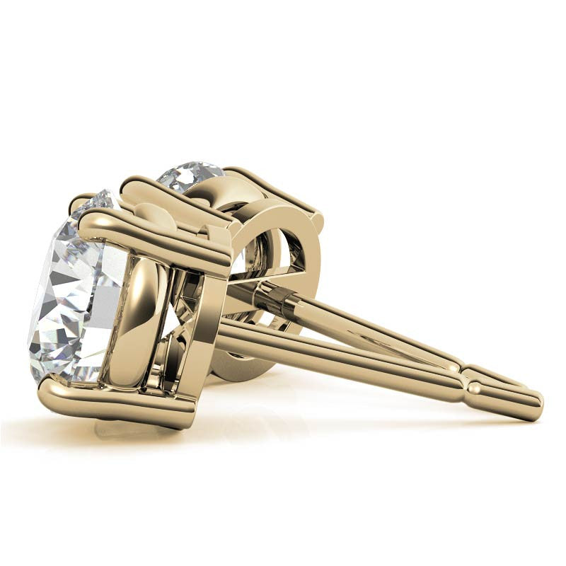 0.50 CTW Lab Diamond (G-VS) Stud Earrings in 14K Gold