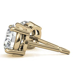 3.00 CTW Lab Diamond Stud Earrings | 14K Gold | G-VS Round Cut | AGI Certified