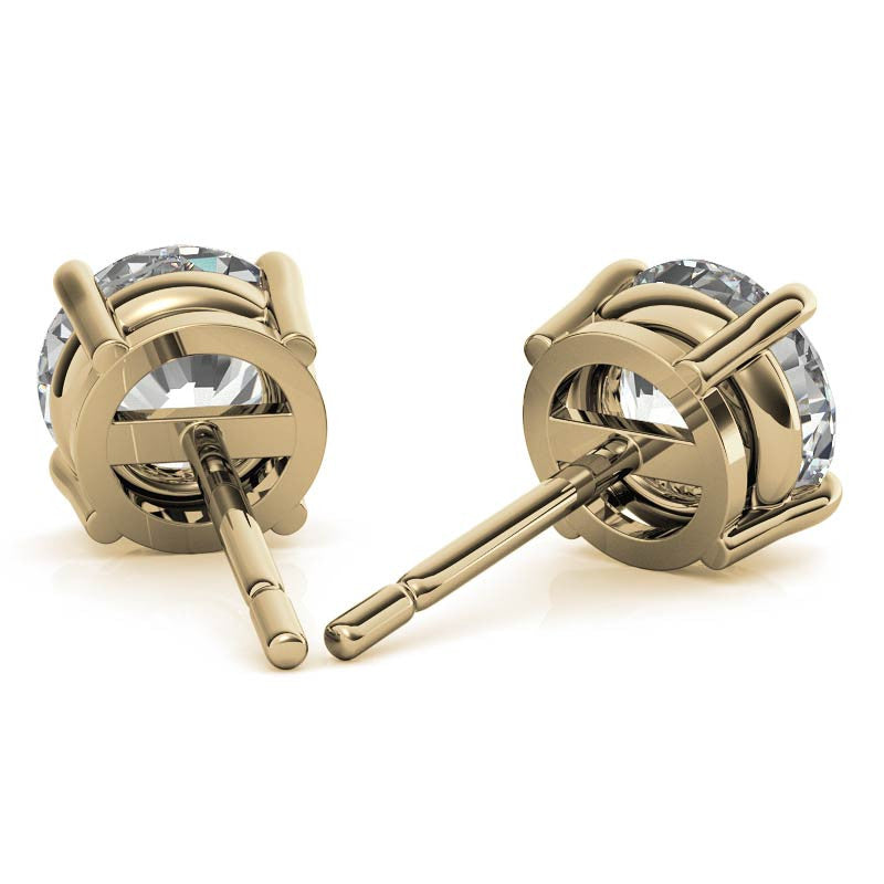 0.50 CTW Lab Diamond (G-VS) Stud Earrings in 14K Gold