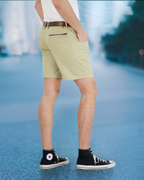 Everyday Stretch Shorts with a Comfortable Built-In Liner | Khaki