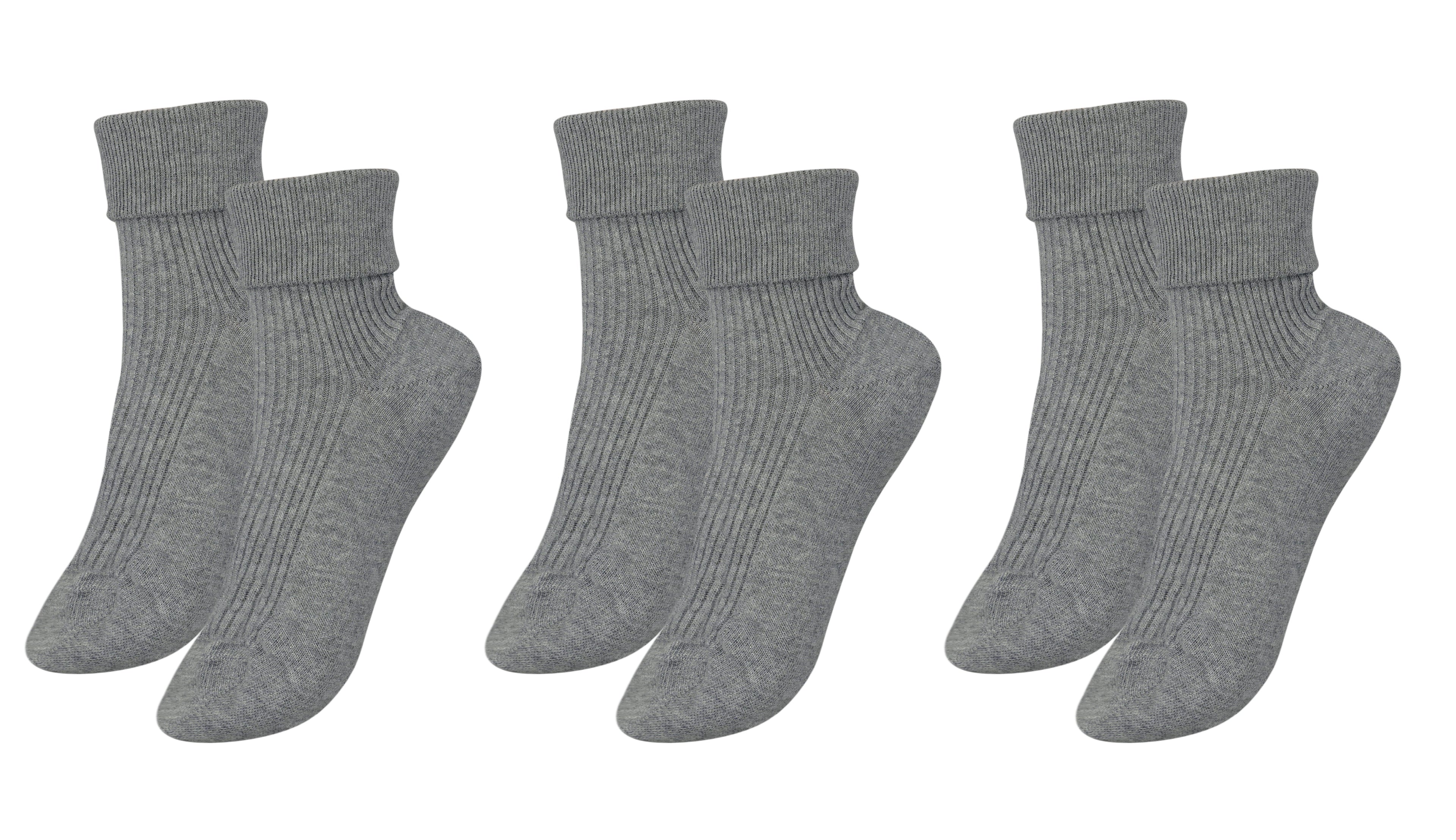Tittimitti® 100% Organic Combed Cotton Luxury Women's Socks | 3-Pack