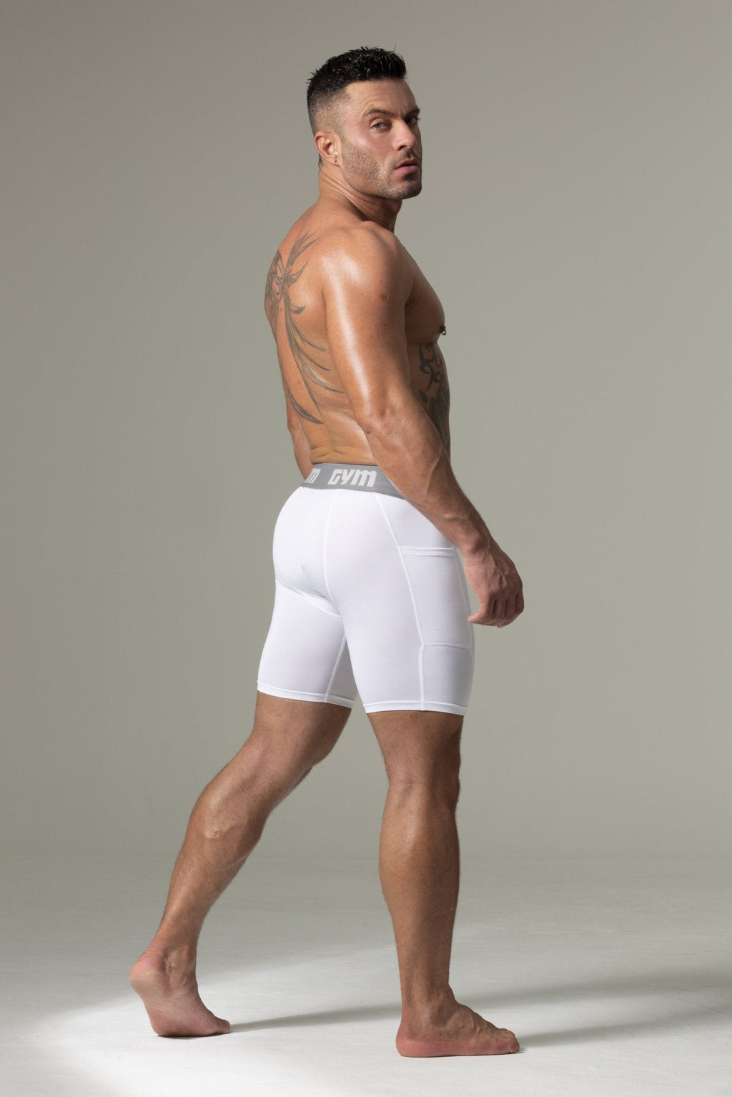 GYM Compression Short with Phone Pocket