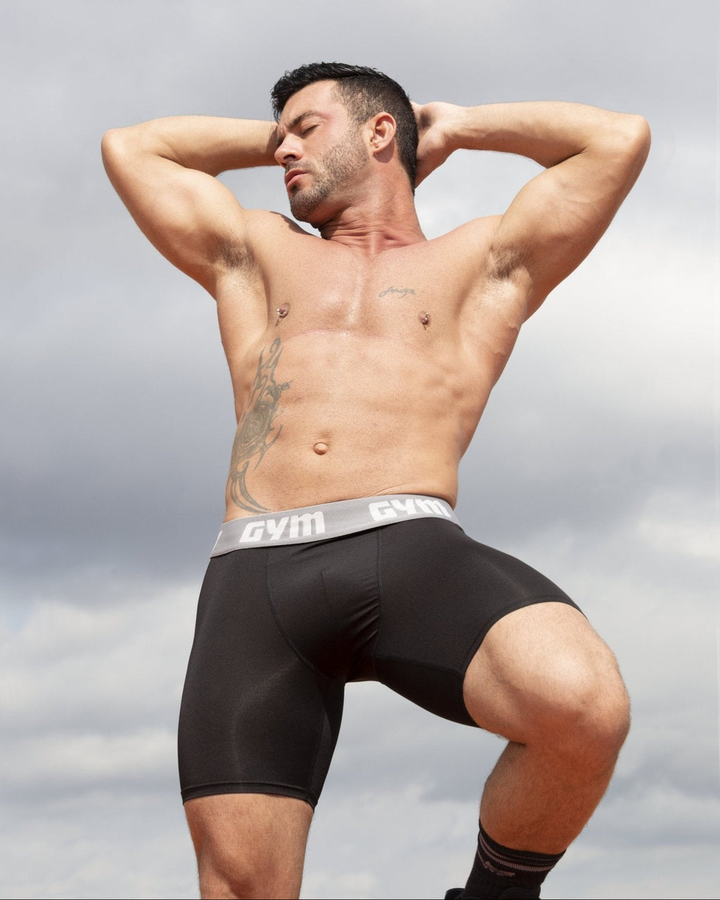GYM Compression Short with Phone Pocket