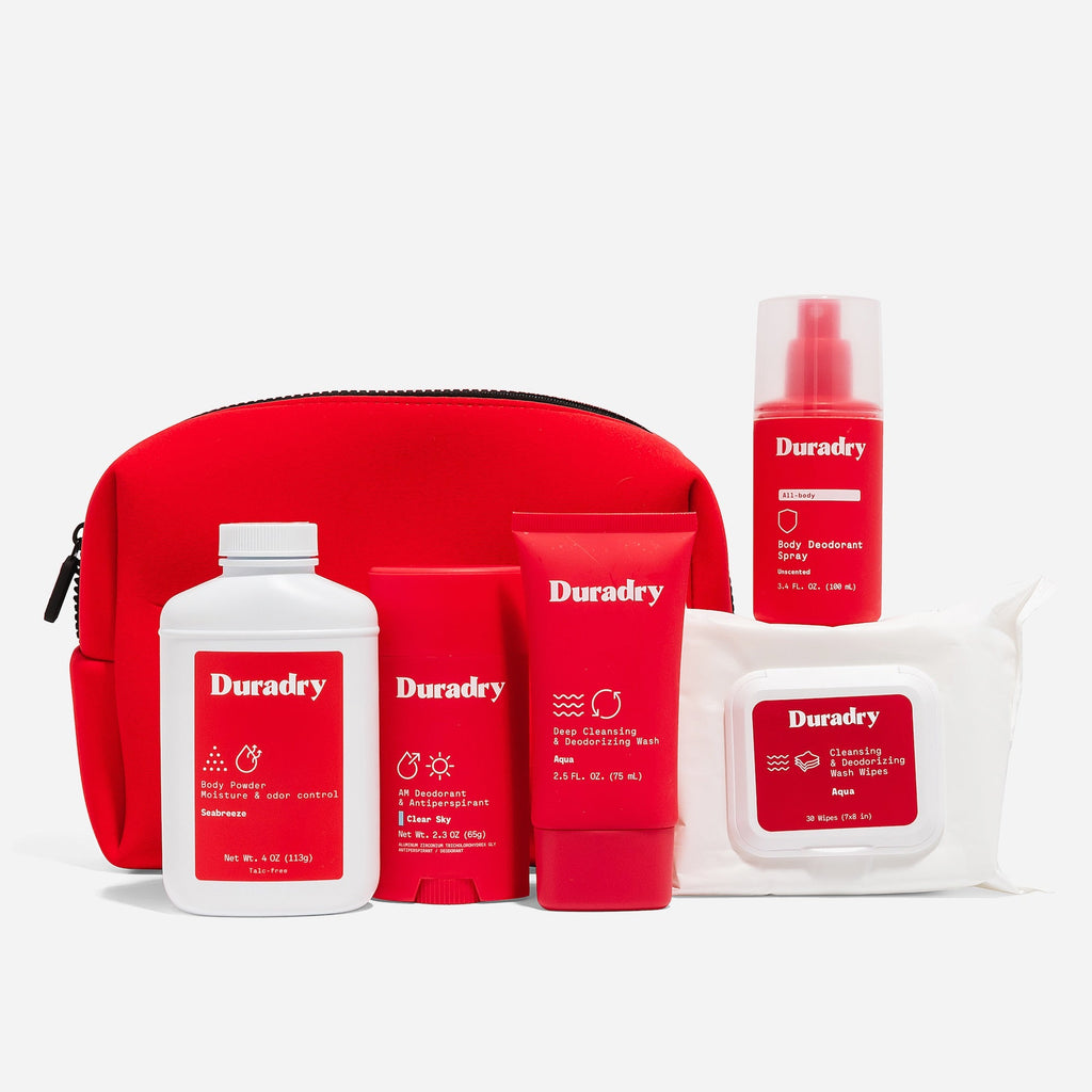 Duradry Gym & Fitness Deodorant Set with Bag