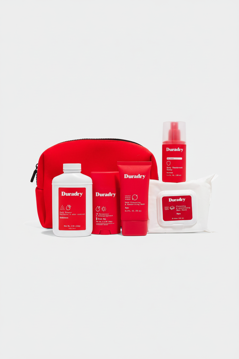Duradry Gym & Fitness Deodorant Set with Bag