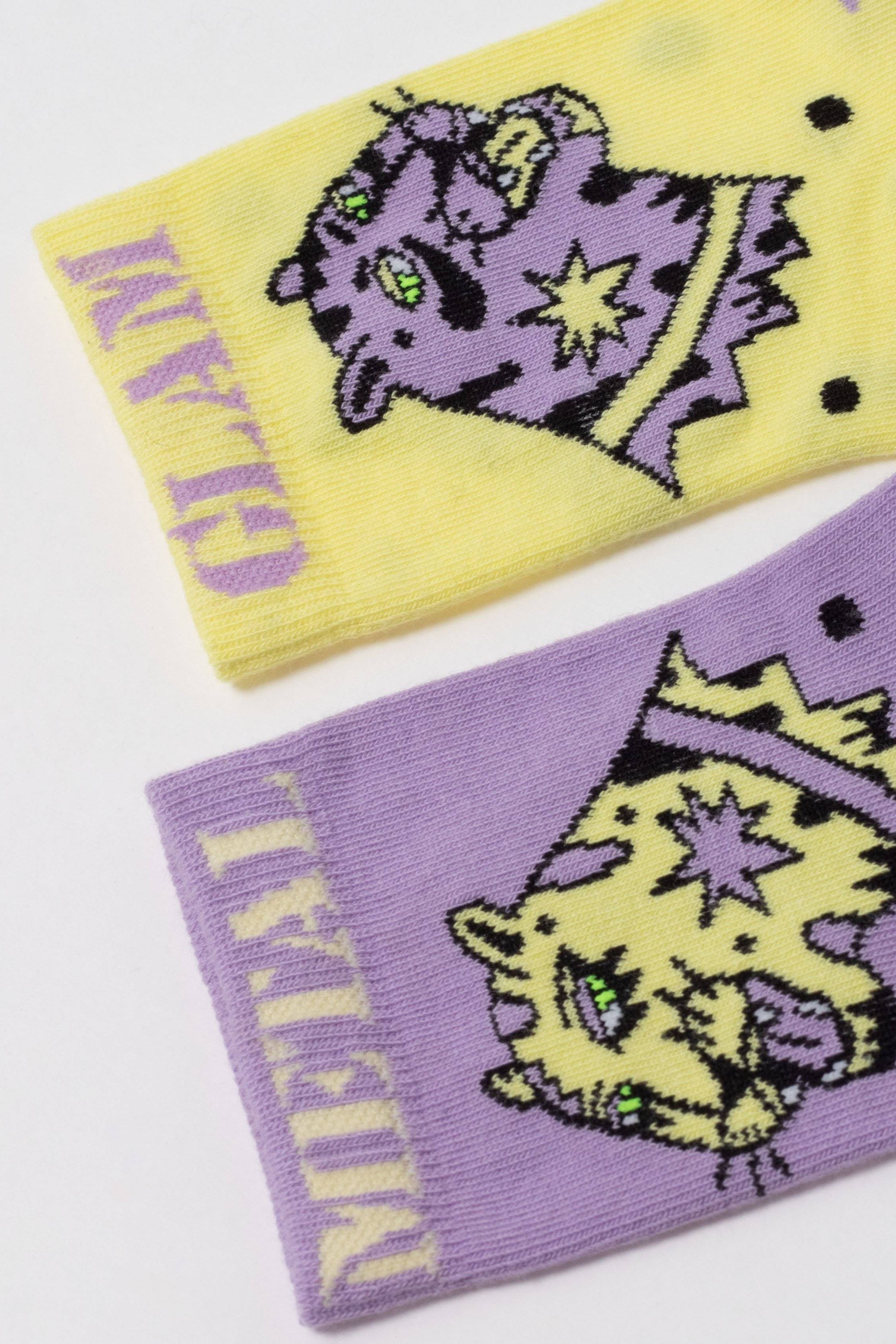 Conte Cotton Socks Happy Glam Metal 386