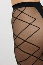 Conte Concept Fantasy Tights | Knee-Highs with Diamonds