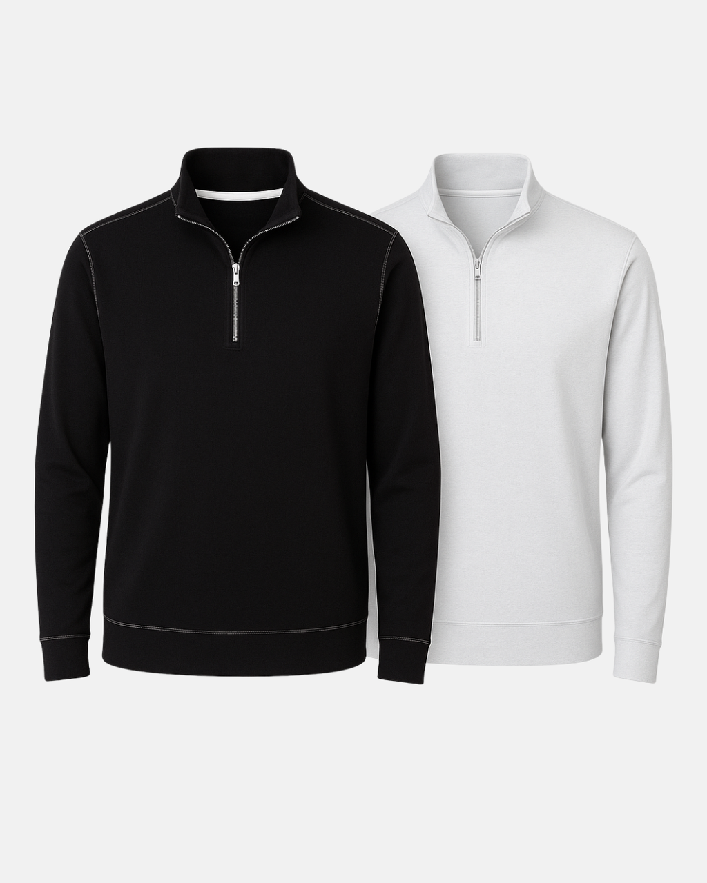 Buki Cinqo Travel Half Zip 2-Pack | Black/White
