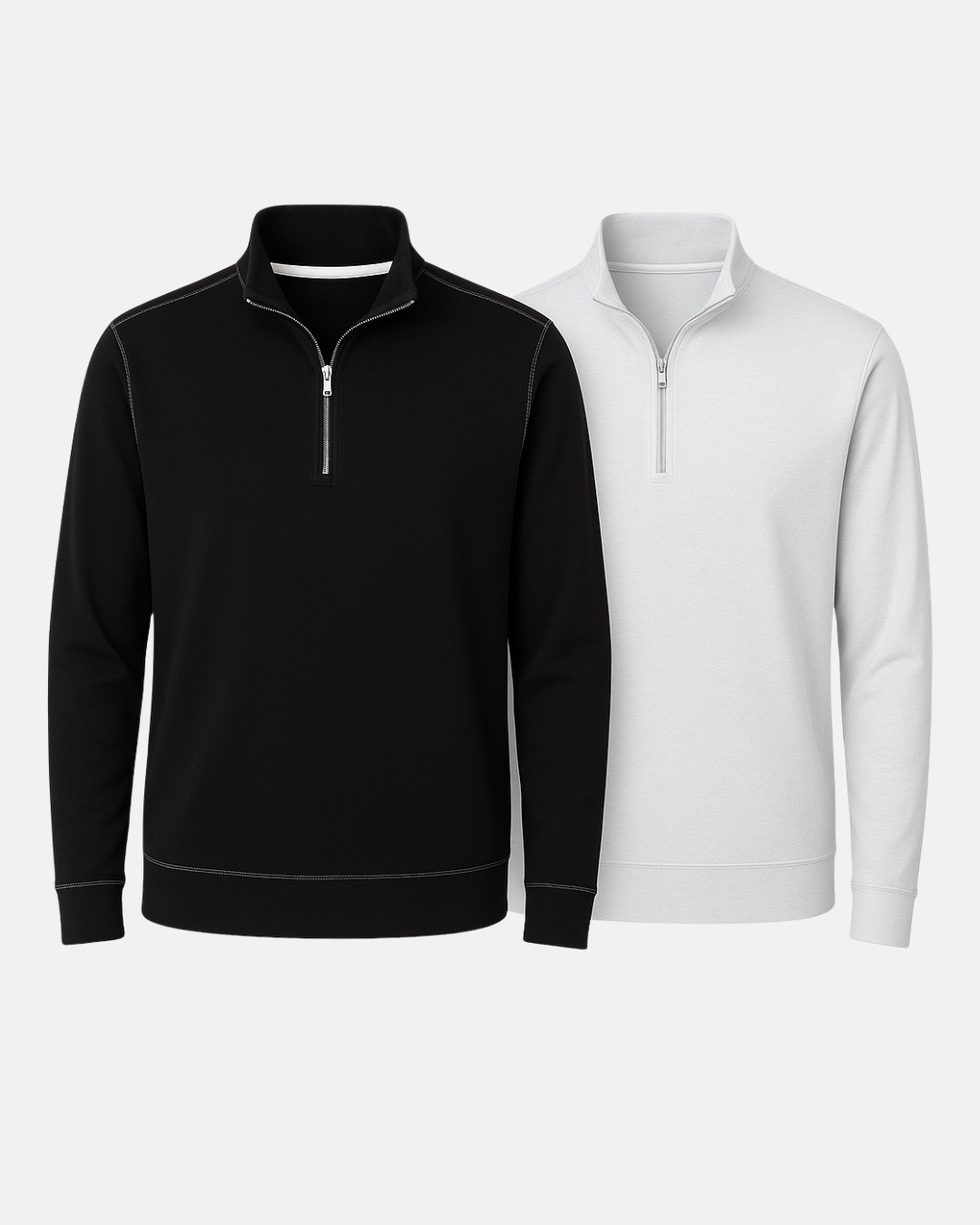 Buki Cinqo Travel Half Zip 2-Pack | Black/White