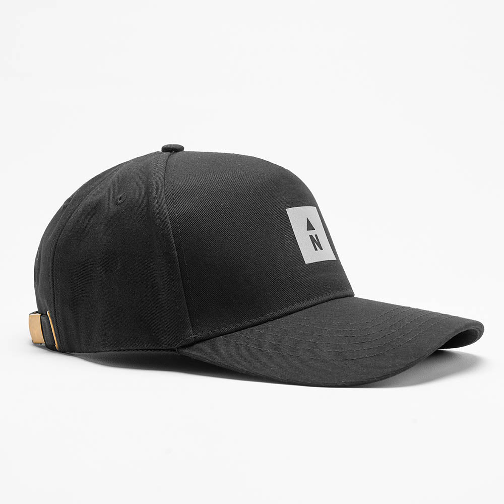 Water-Resistant Cap with Reflective 'N'