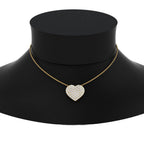 Heart Cluster Diamond Pendant