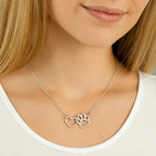 HeartPaws Heart and Paw Necklace