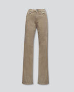High Rise Slouchy Mom Jeans in Beige