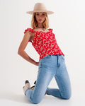 High Waist Skinny Jeans in Light Blue