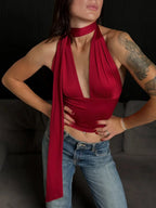 Hilda Stitching Top with Unique Stitch Design