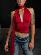 Hilda Stitching Top with Unique Stitch Design