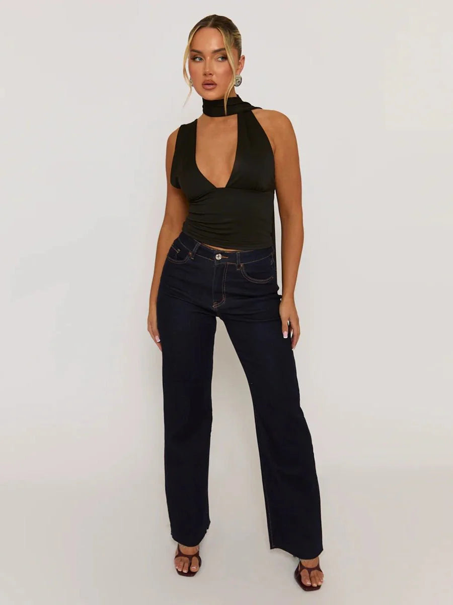 Hilda Stitching Top with Unique Stitch Design